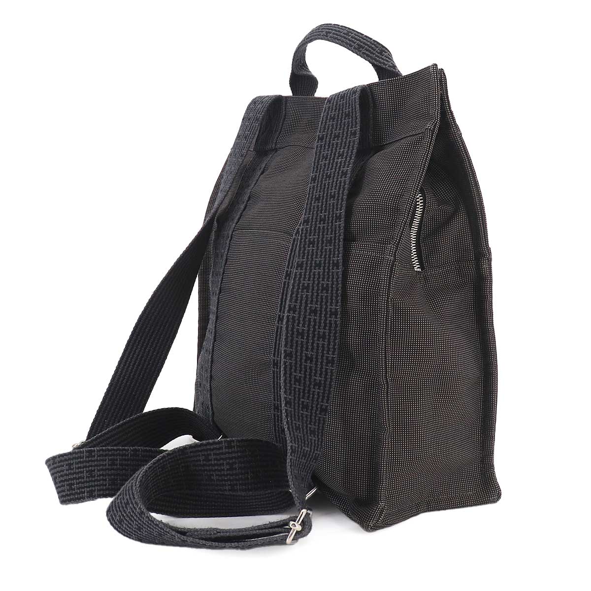 Her Line Ad MM Backpack Canvas Gray Purse