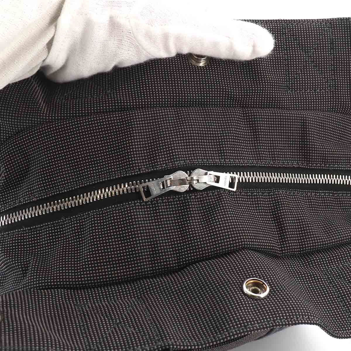 Her Line Ad MM Backpack Canvas Gray Purse