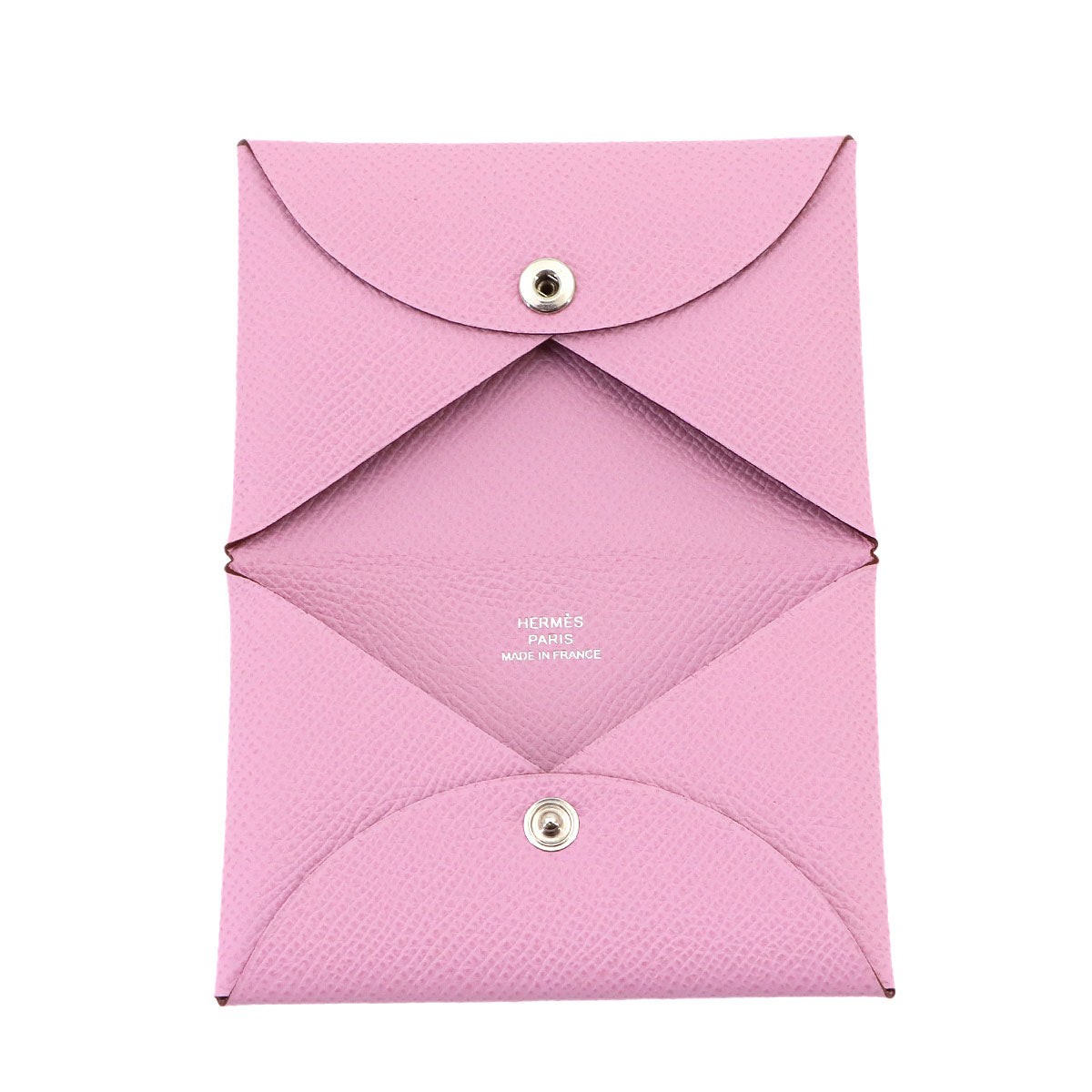 Calvi Card Case Veau Epsom Mauve sylvestre