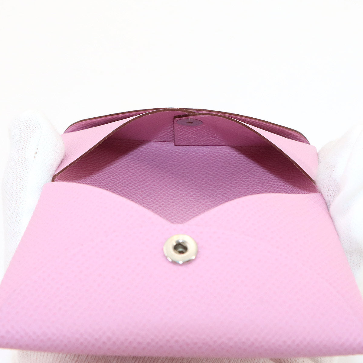 Calvi Card Case Veau Epsom Mauve sylvestre