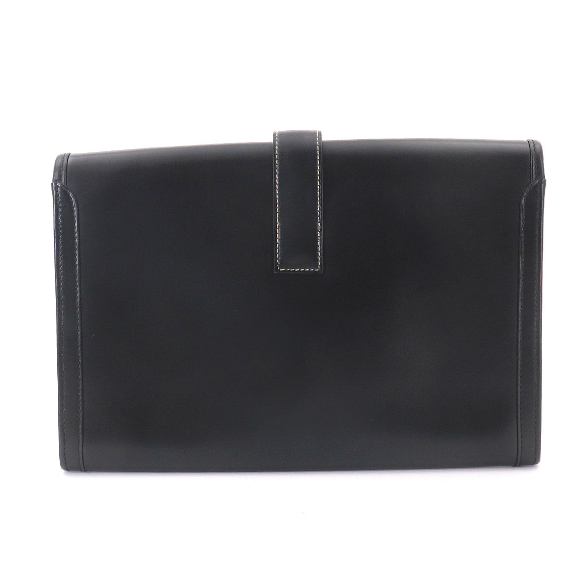 Jige PM Clutch Bag Box Calf Black Purse