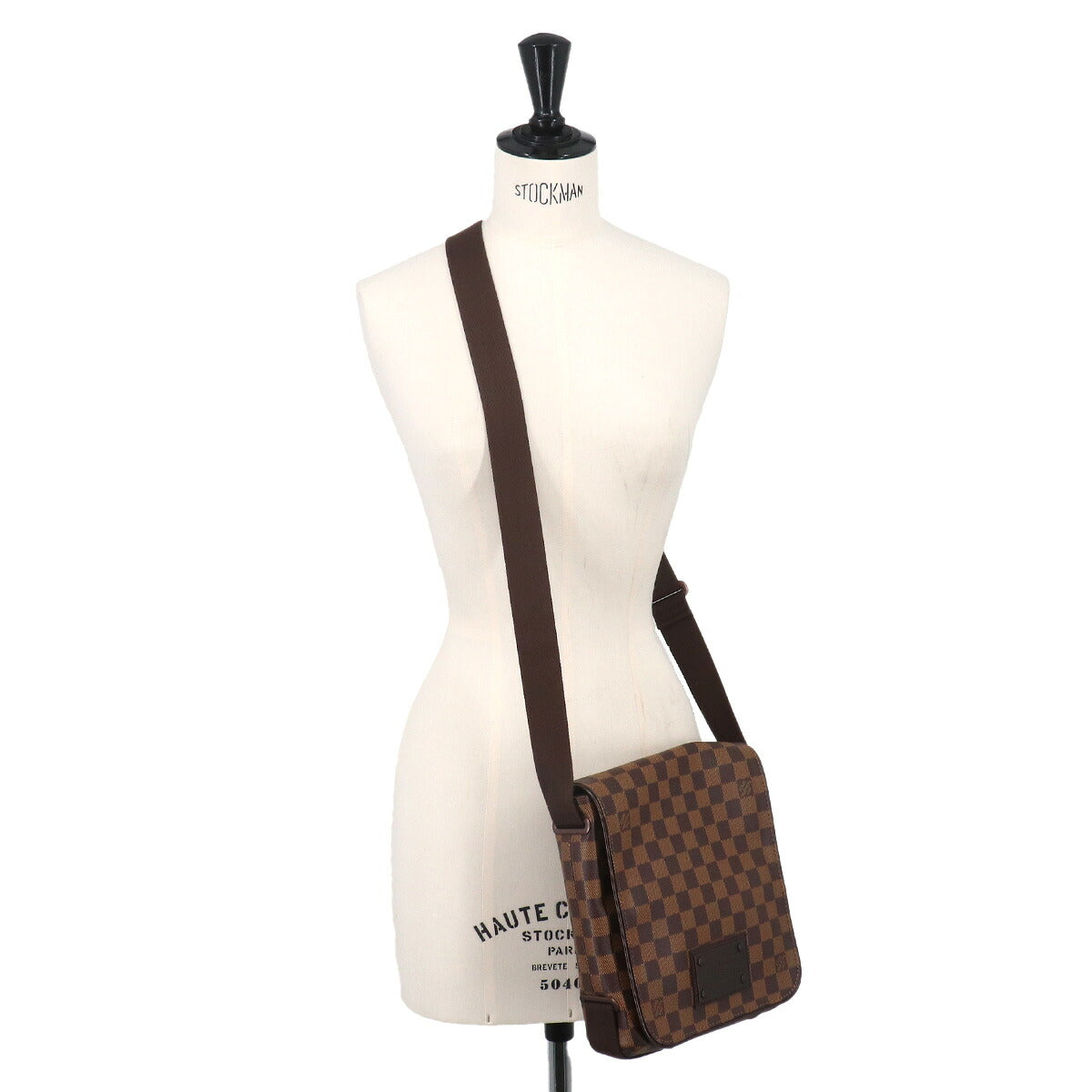 Damier Brooklyn PM Shoulder Bag Ebene N51210 Purse