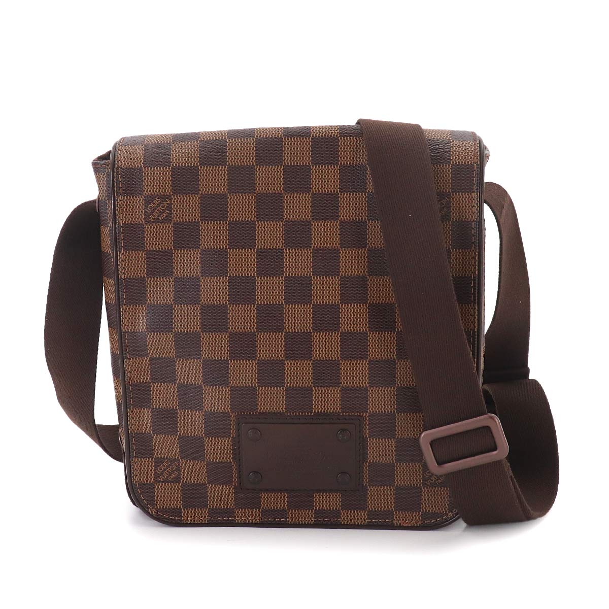Damier Brooklyn PM Shoulder Bag Ebene N51210 Purse