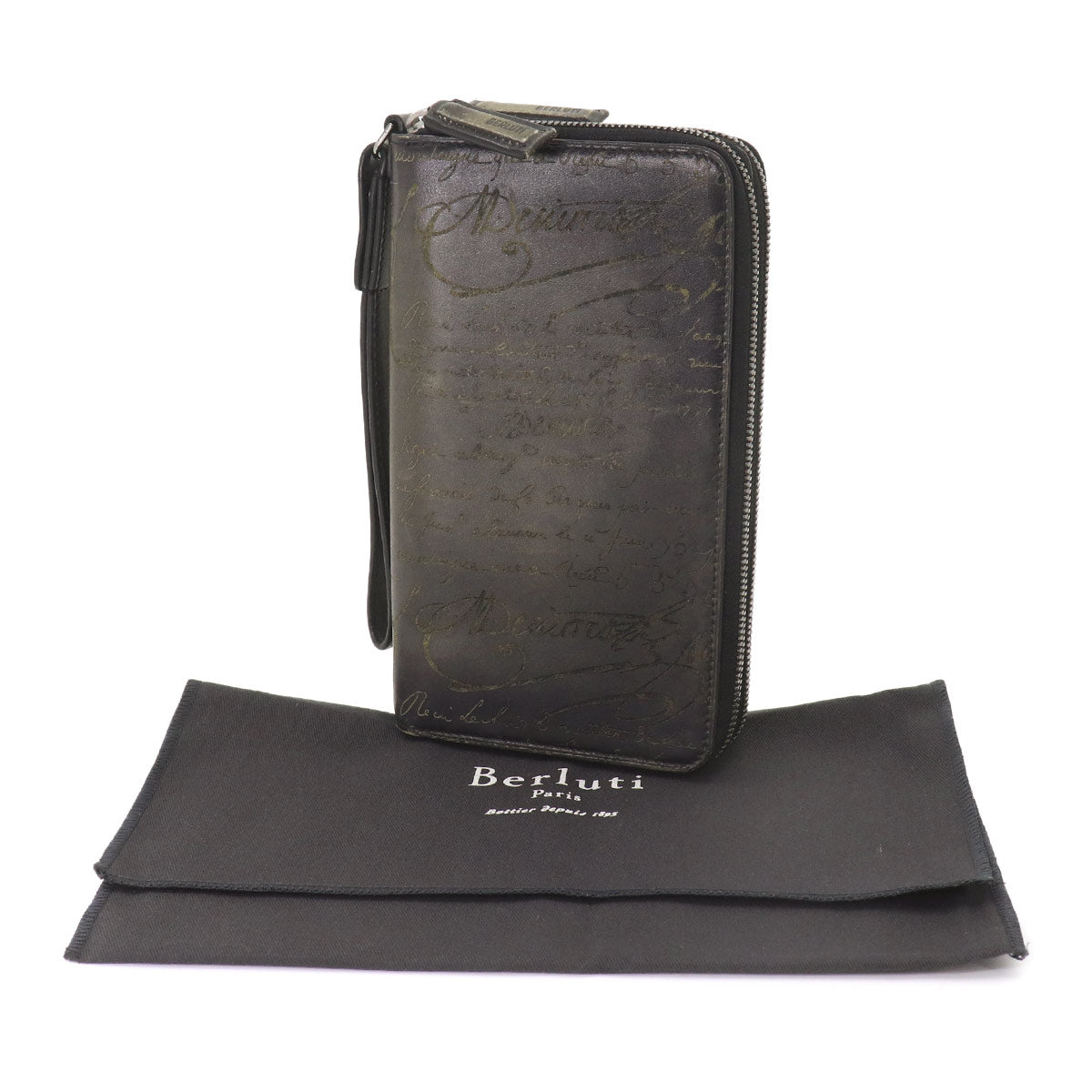 Calligraphy Tali Maxi Wallet Venezia Leather Dark brown