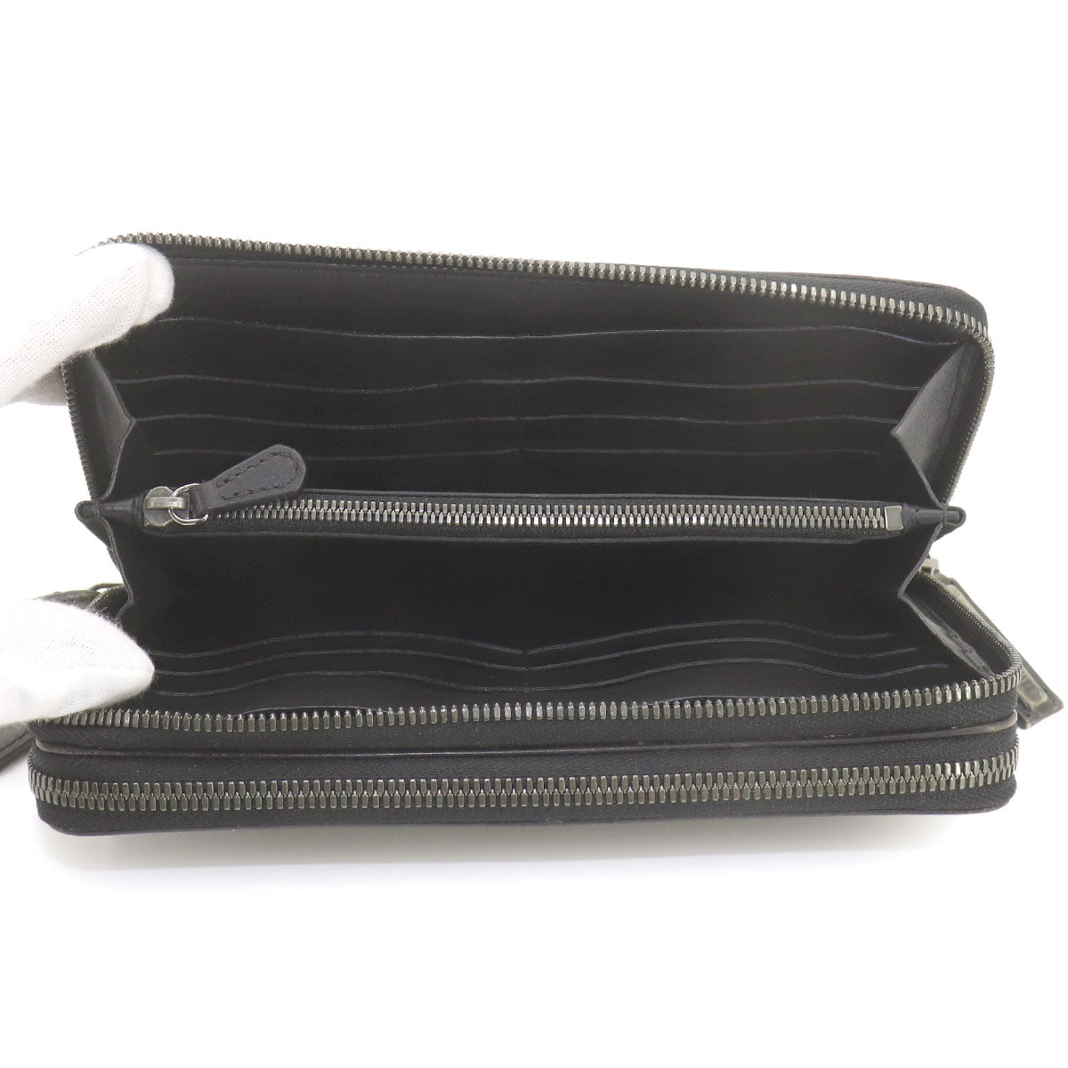 Calligraphy Tali Maxi Wallet Venezia Leather Dark brown
