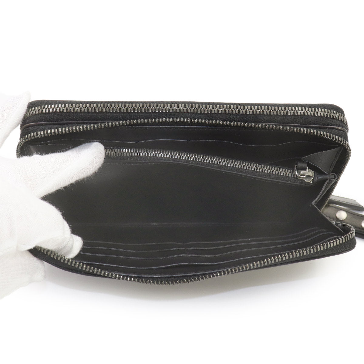 Calligraphy Tali Maxi Wallet Venezia Leather Dark brown