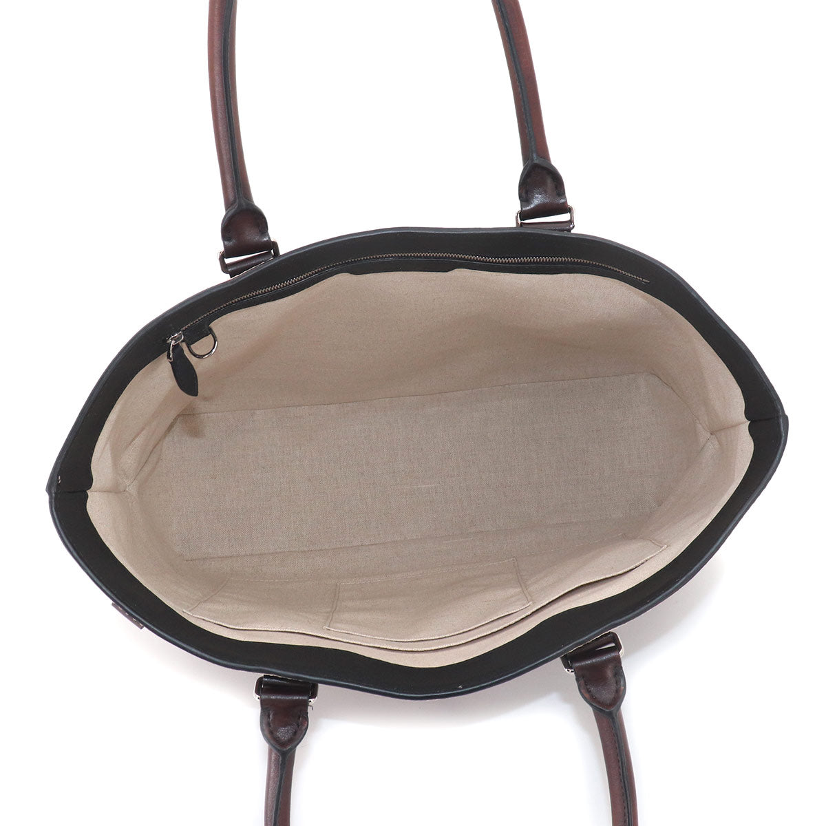 Calligraphy Toujours Tote Bag Venezia Leather Brown