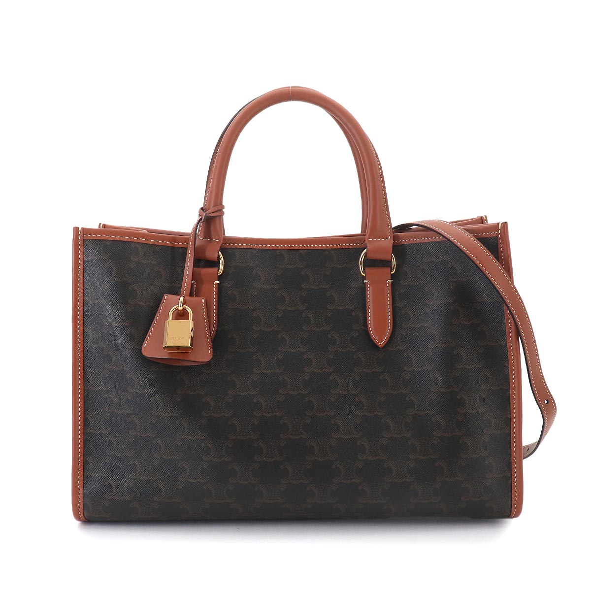 Triomphe Mini Horizontal Cabas Tote Shoulder Bag 199742BZJ Purse