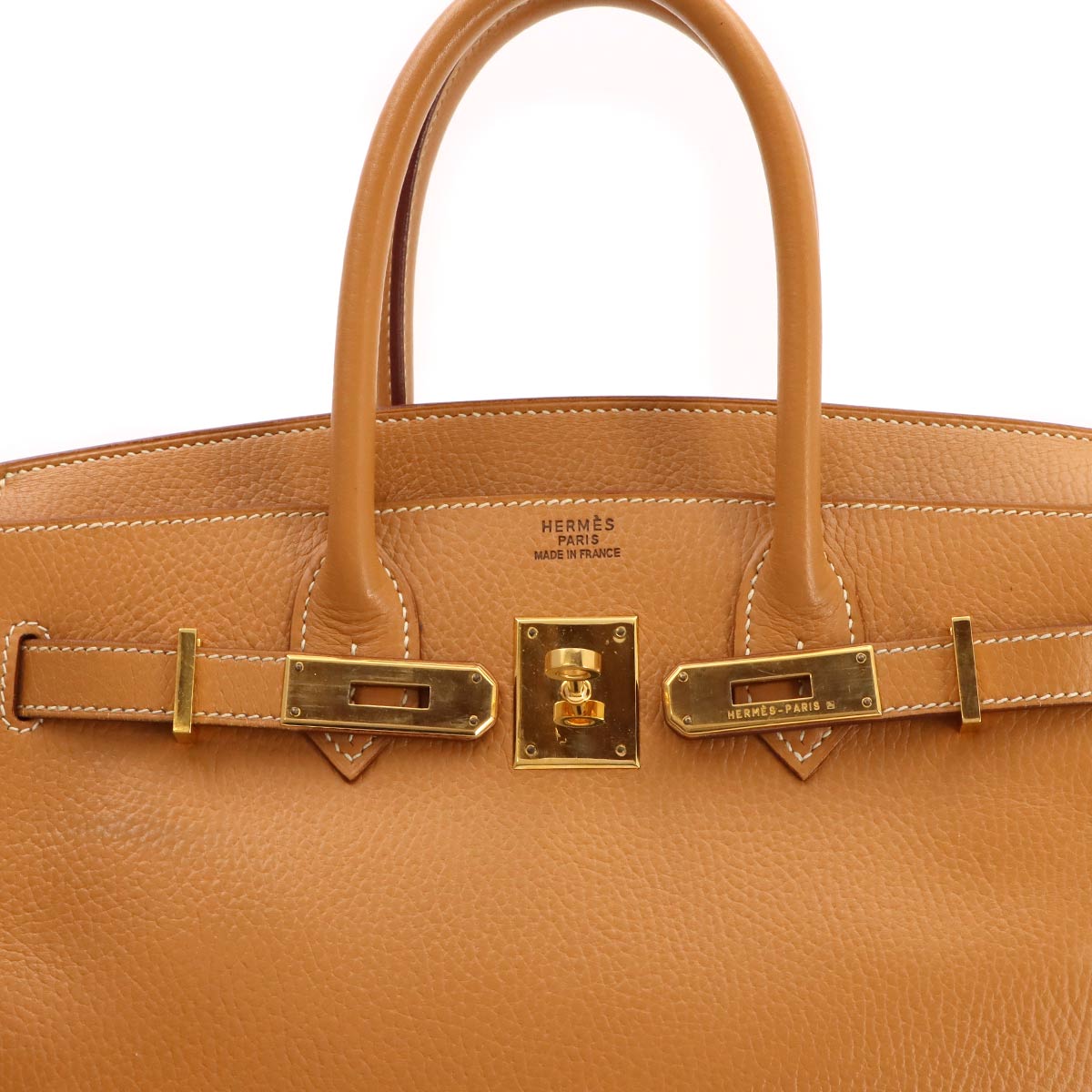 Birkin 30 Ardennes Natural Hand Bag Purse