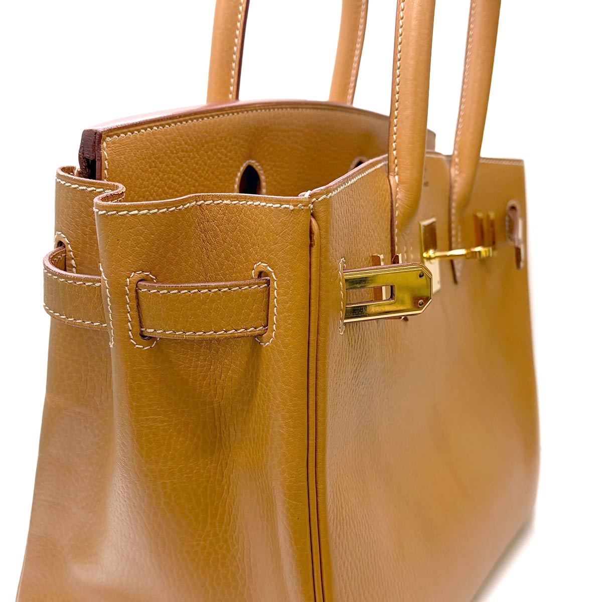 Birkin 30 Ardennes Natural Hand Bag Purse