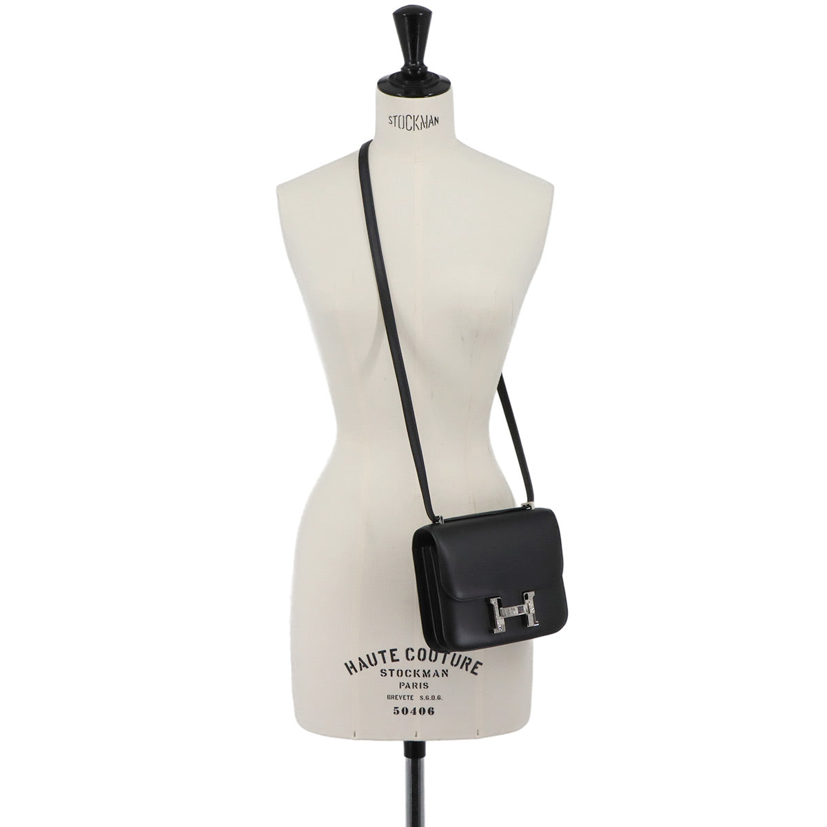 Constance Mini 18 Studio Shoulder Bag Monsieur Black Purse