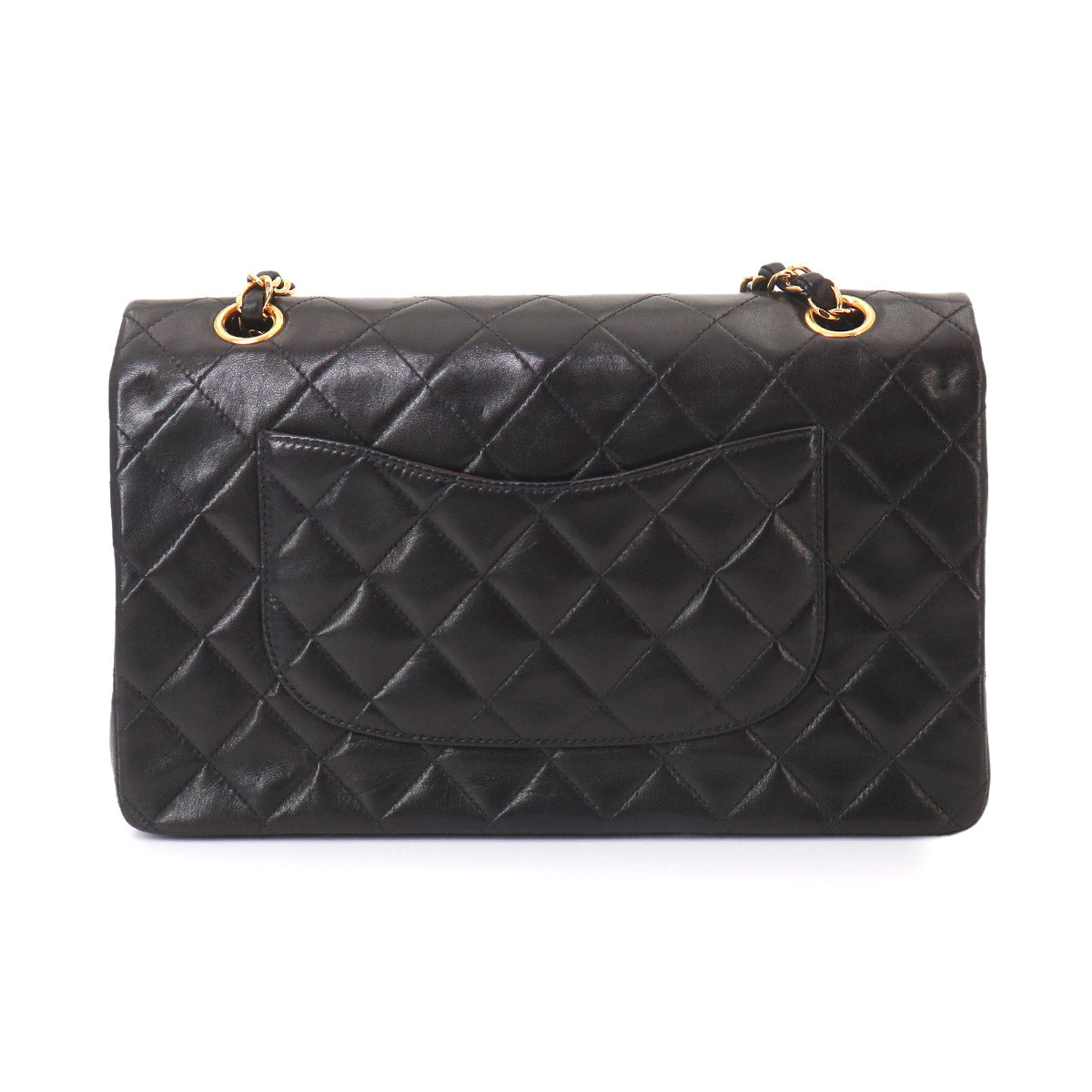 Matelasse 25 Chain Shoulder Bag Leather Black A01112 Vintage