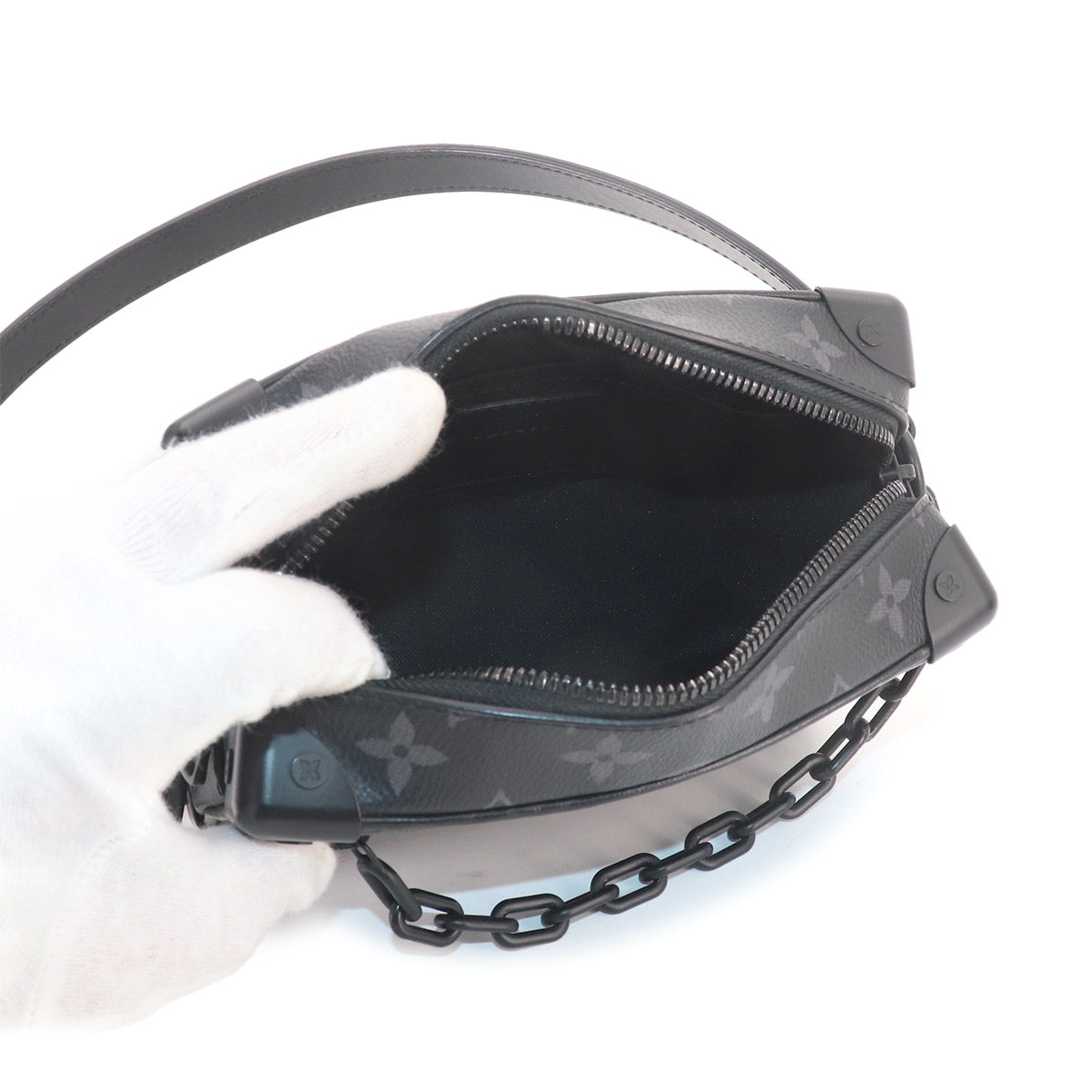 Monogram Eclipse Mini Soft Trunk Shoulder Bag M44735