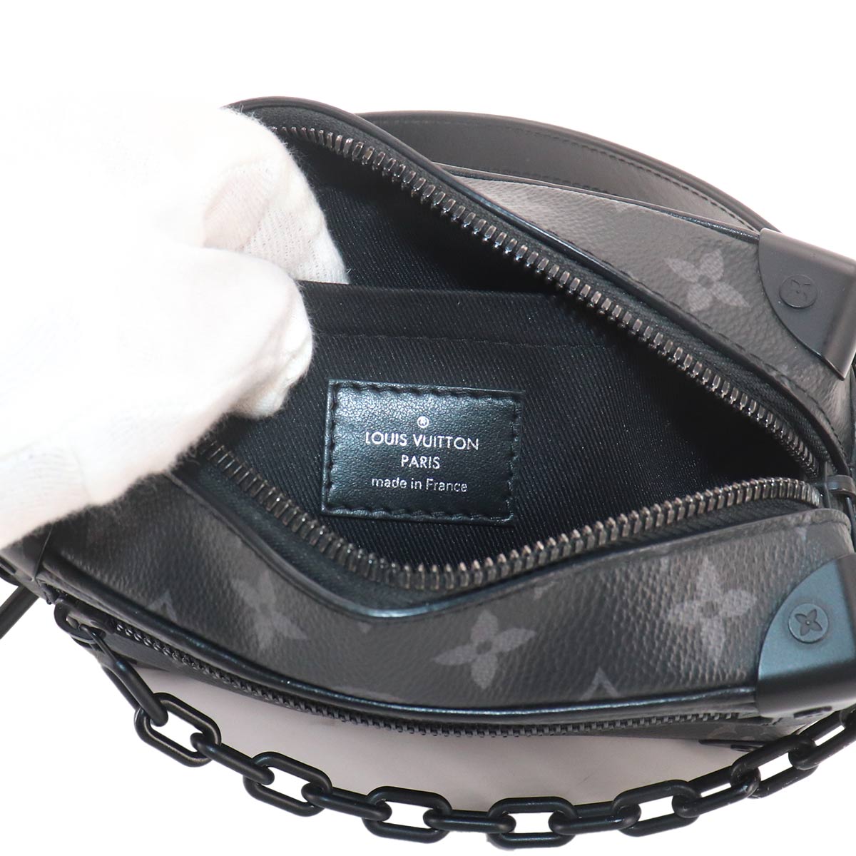 Monogram Eclipse Mini Soft Trunk Shoulder Bag M44735
