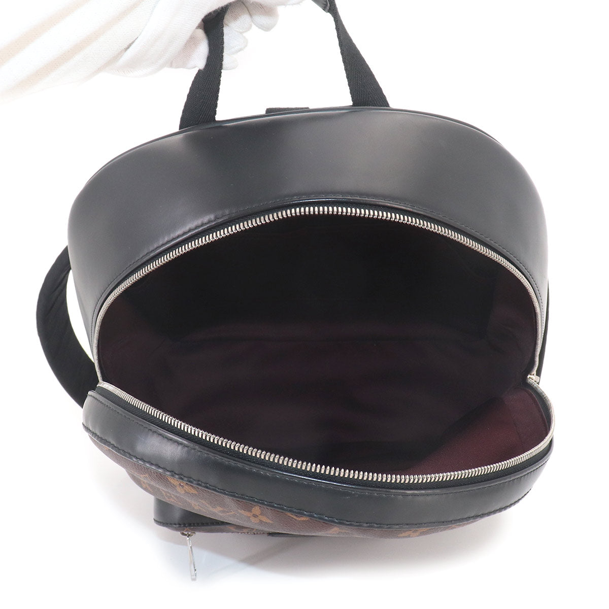 Monogram Macassar Josh Backpack NV Brown Black M45349