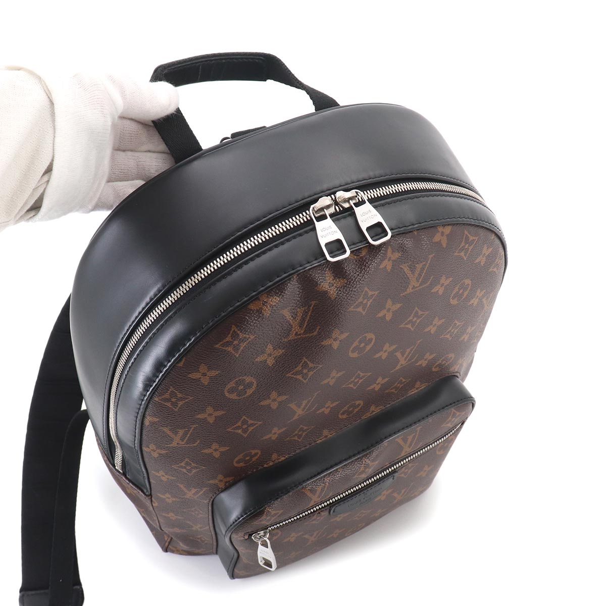 Monogram Macassar Josh Backpack NV Brown Black M45349