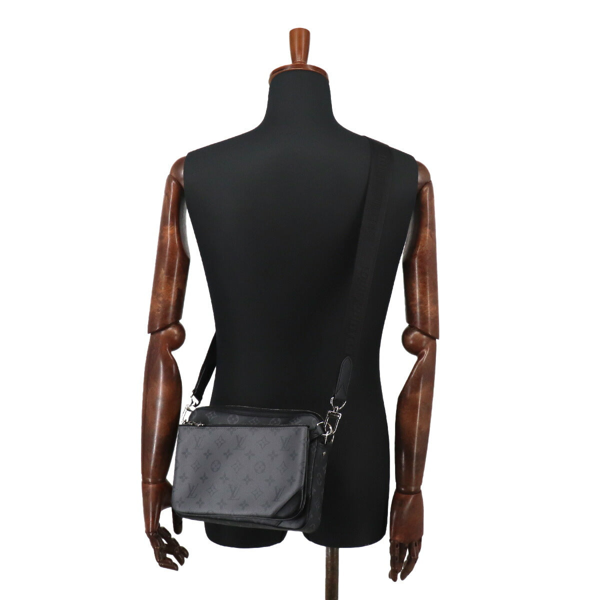 Monogram Eclipse Trio Messenger Shoulder Bag M69443 Purse