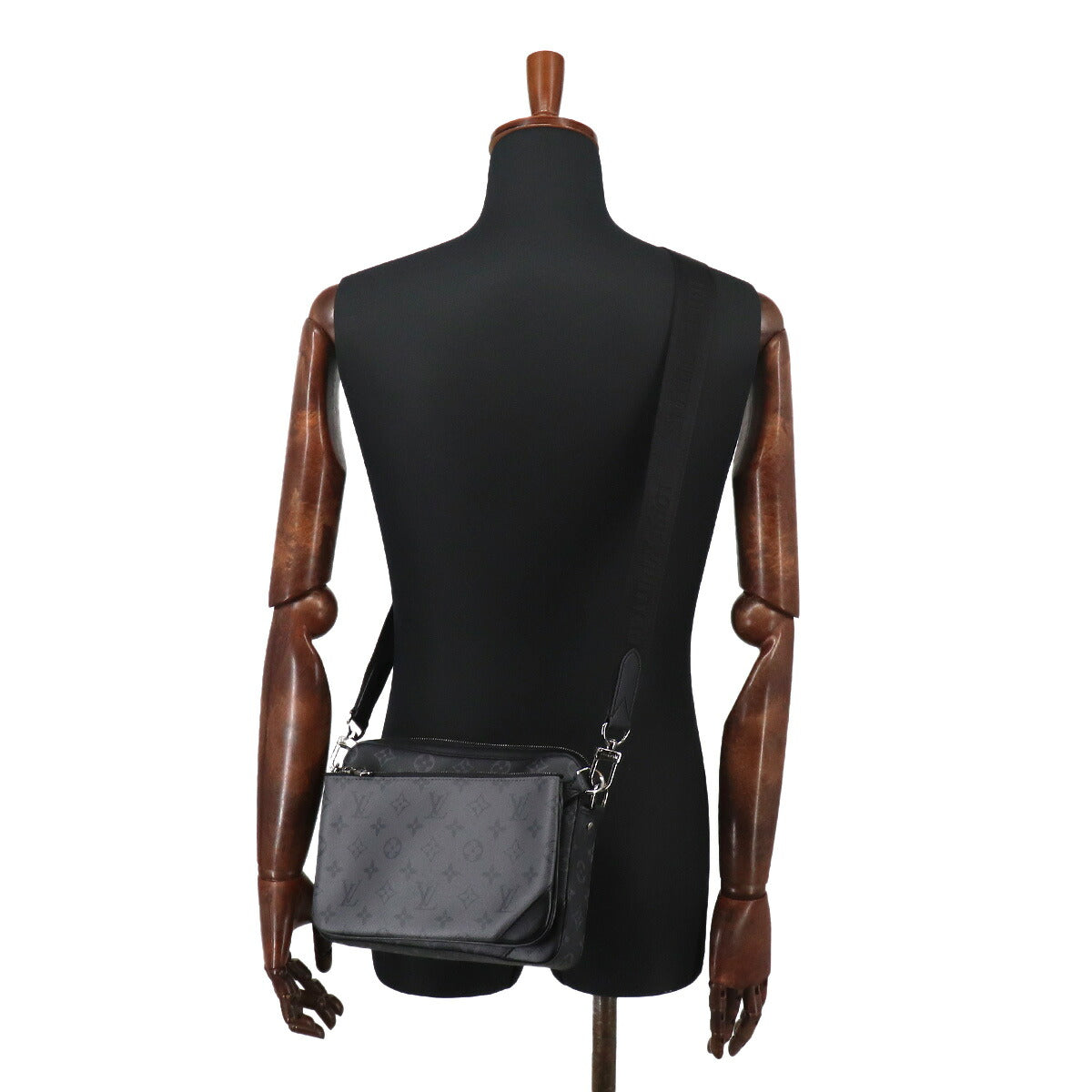 Monogram Eclipse Trio Messenger Shoulder Bag M69443 Purse
