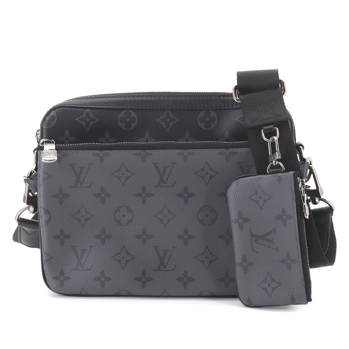 Monogram Eclipse Trio Messenger Shoulder Bag M69443 Purse