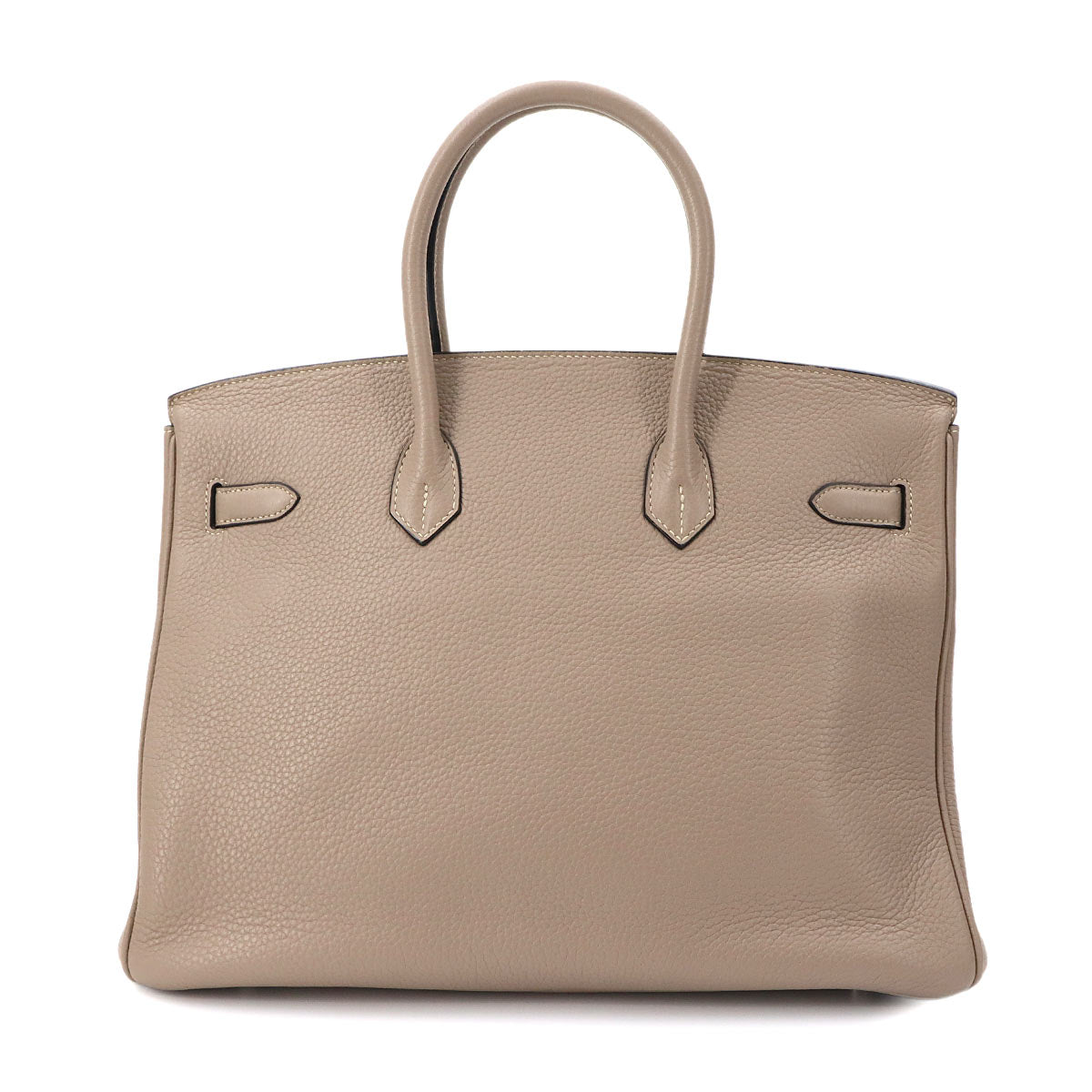 Birkin 35 Taurillon Clemence Gris Tourterelle Hand Bag Purse
