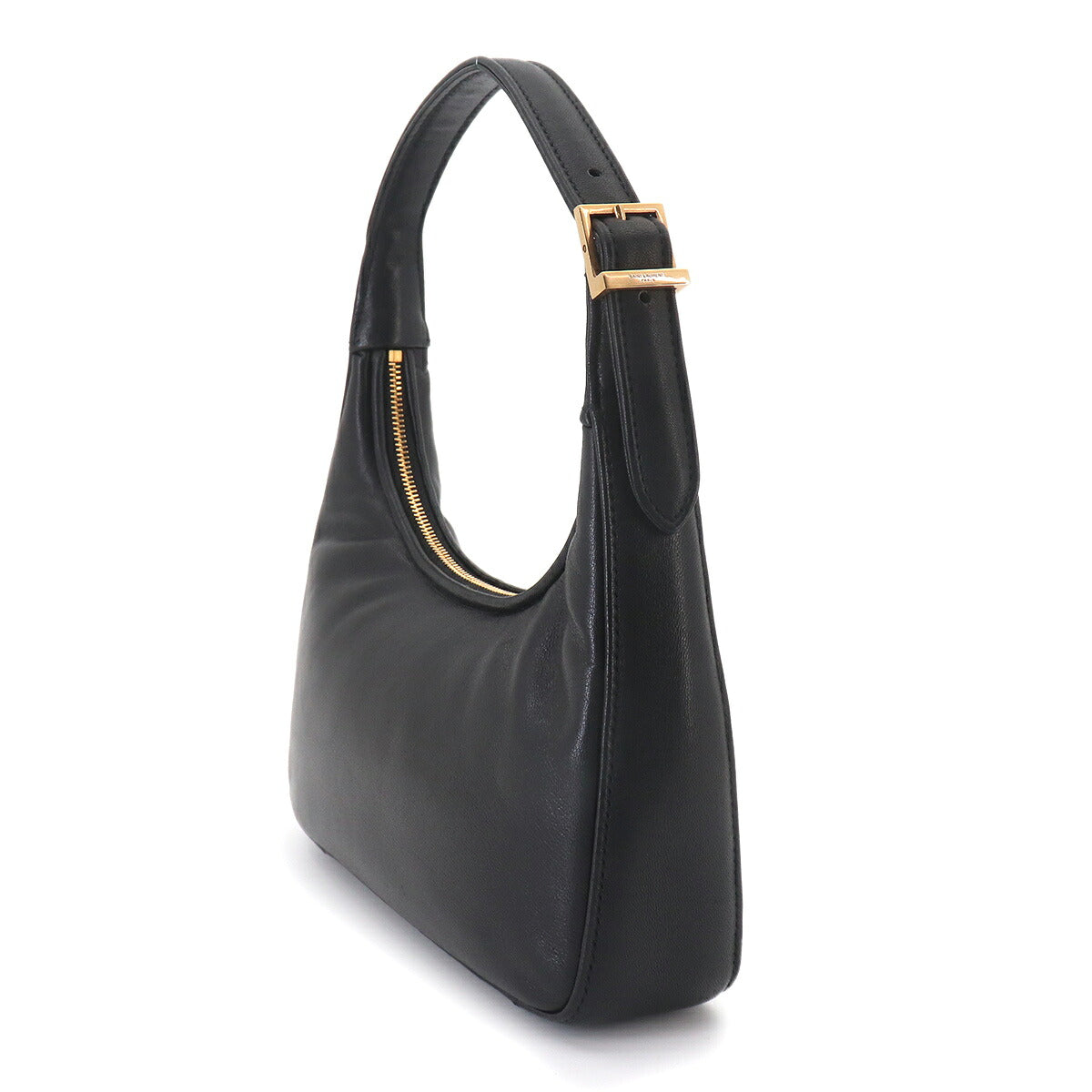 Calypso Mini Hobo Hand Bag Leather Black 791484 Purse