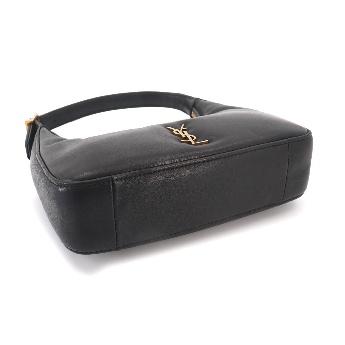 Calypso Mini Hobo Hand Bag Leather Black 791484 Purse