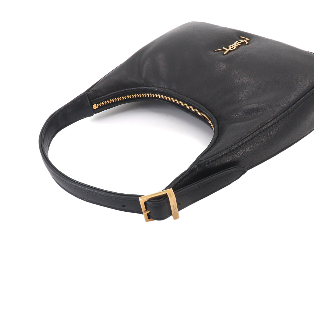 Calypso Mini Hobo Hand Bag Leather Black 791484 Purse