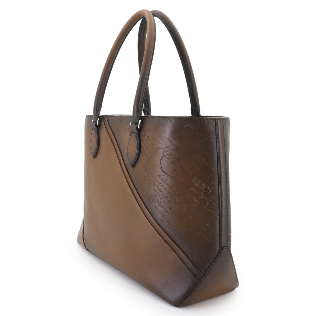 Berluti Calligraphy Toujours Scritto Drape Tote Bag Venezia Leather
