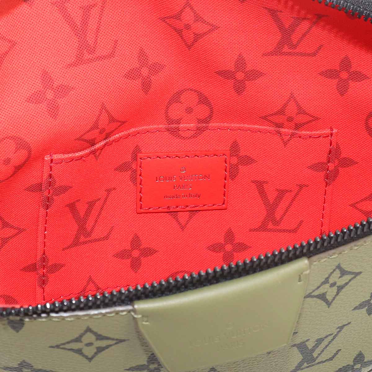 Monogram Tone LV Moon Crossbody Shoulder Bag Khaki M23838