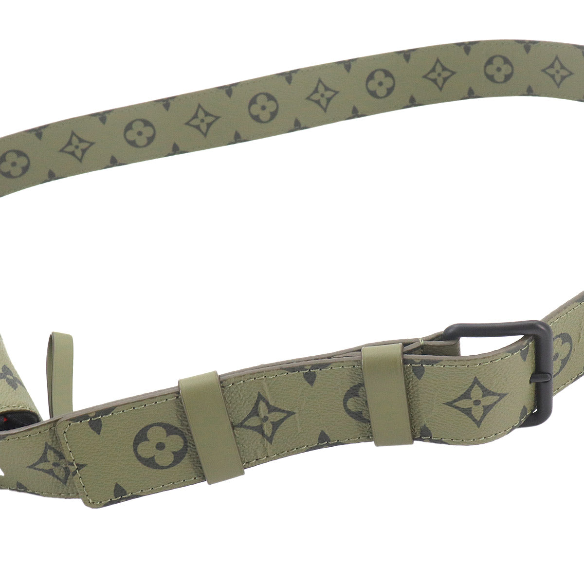 Monogram Tone LV Moon Crossbody Shoulder Bag Khaki M23838