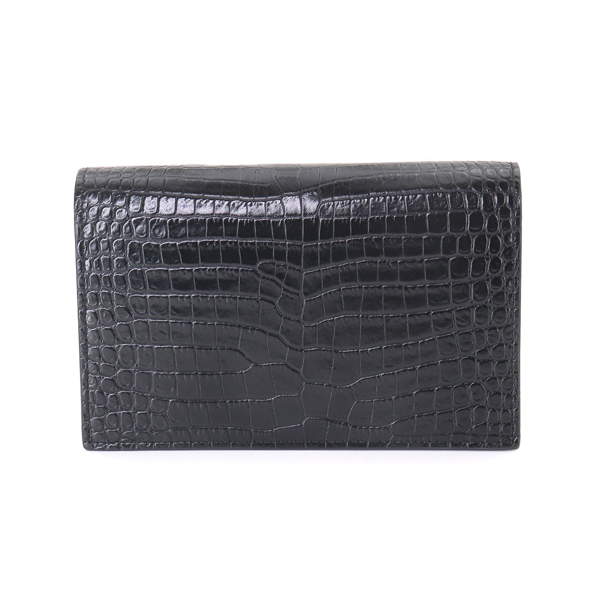 Kate Chain Long Wallet Leather Black 452159