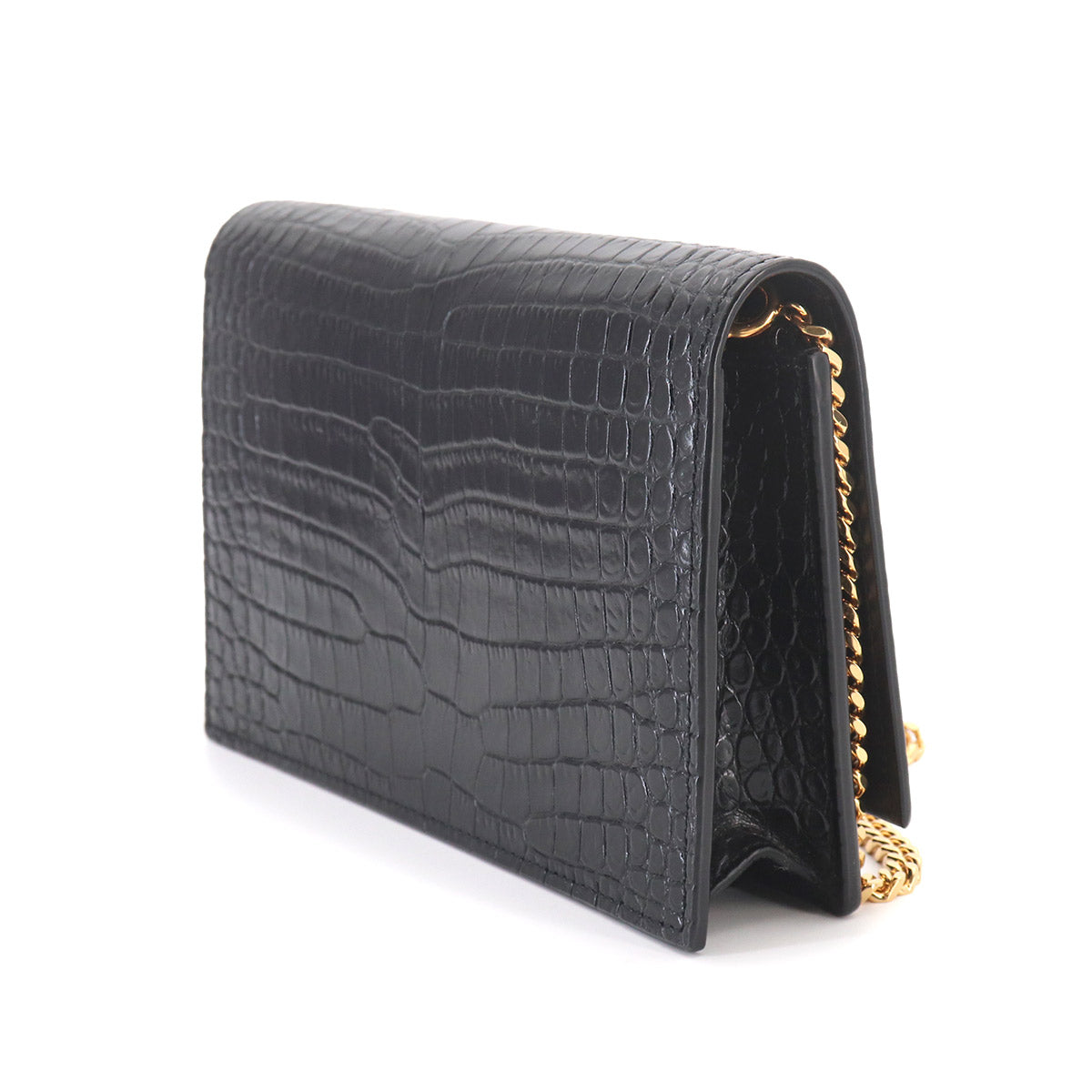 Kate Chain Long Wallet Leather Black 452159