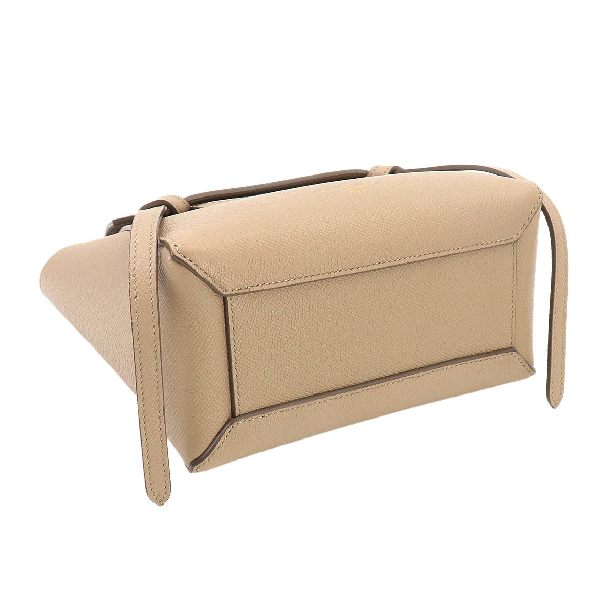 Belt Bag Nano Hand Shoulder Bag Leather Beige 189003