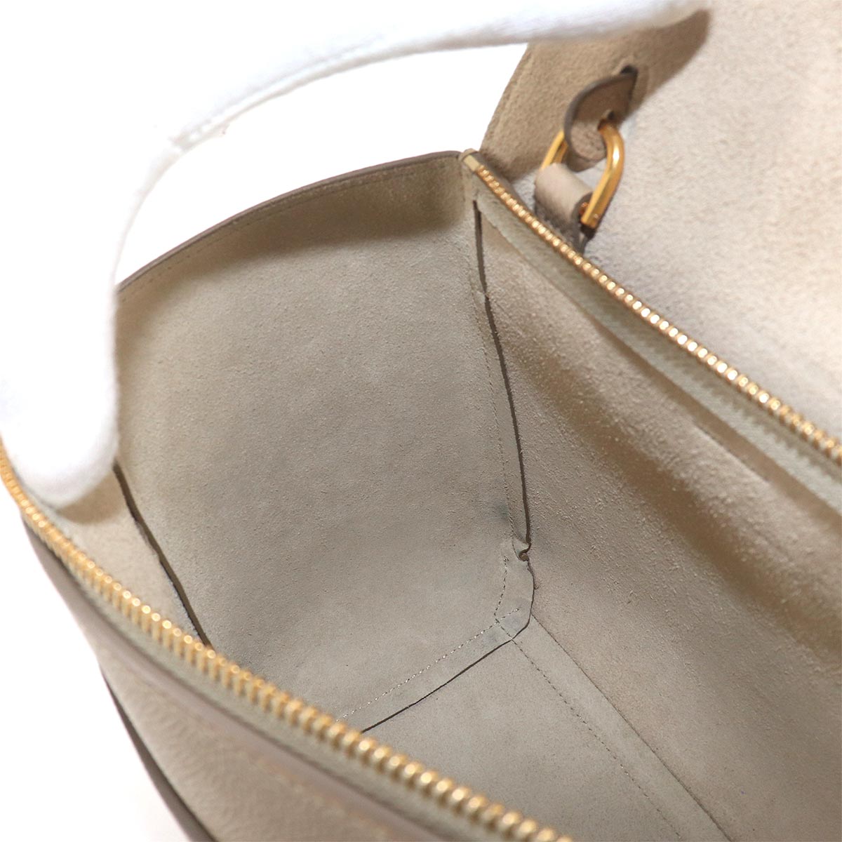 Belt Bag Nano Hand Shoulder Bag Leather Beige 189003