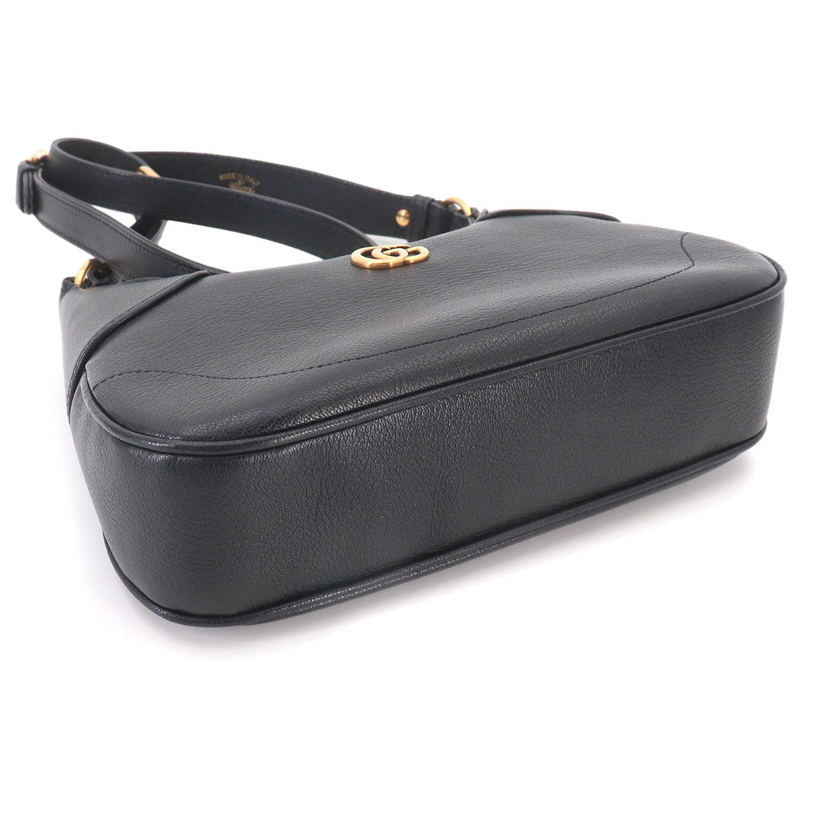 Aphrodite Small Shoulder Bag Leather Black 731817 Purse