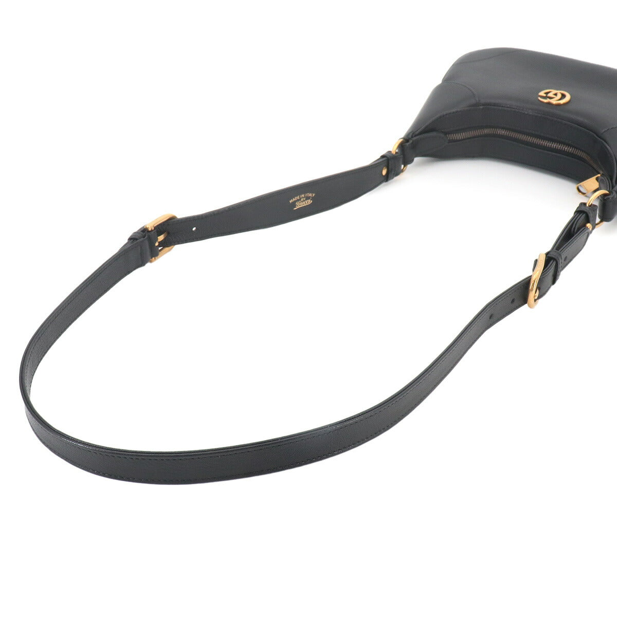 Aphrodite Small Shoulder Bag Leather Black 731817 Purse