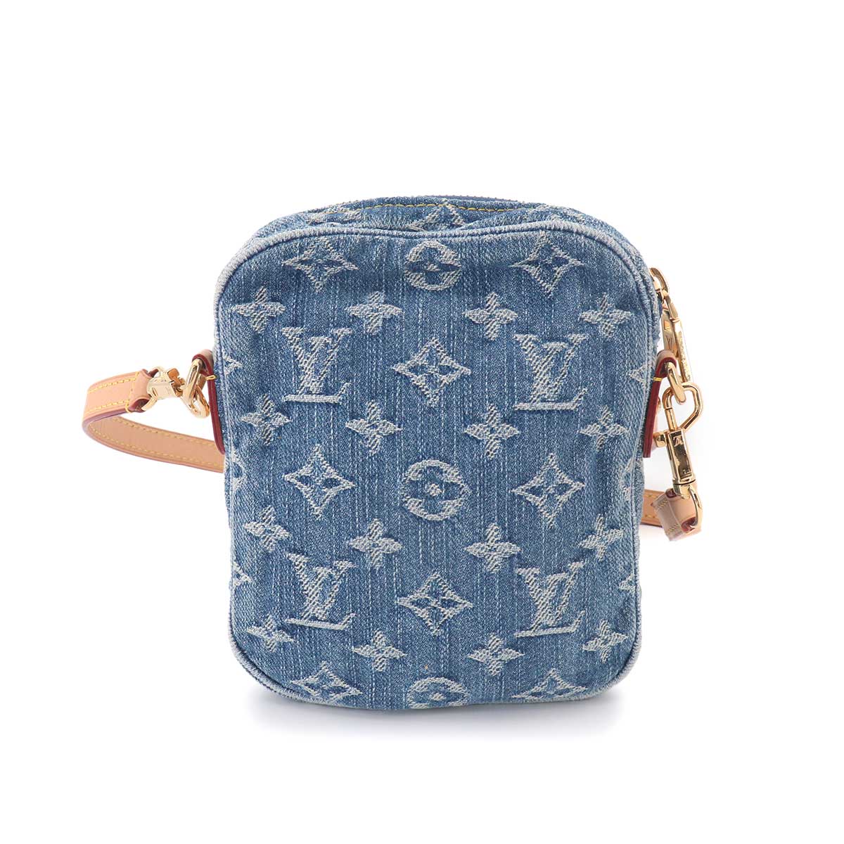 LV Remix Monogram Denim Fairfax Pochette Shoulder Bag