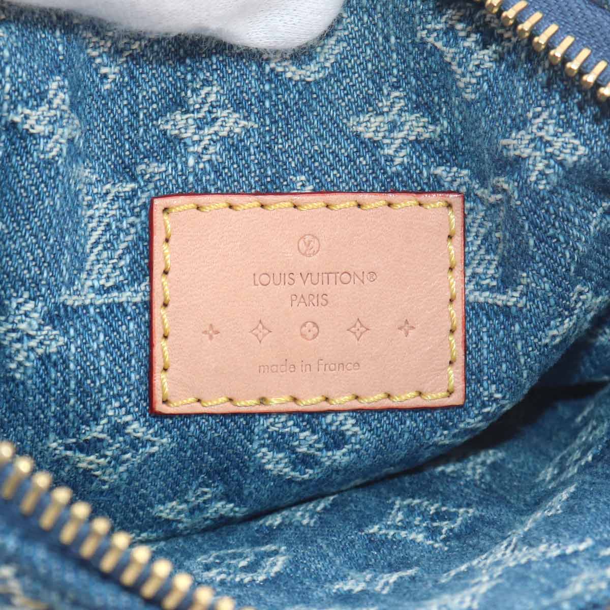 LV Remix Monogram Denim Fairfax Pochette Shoulder Bag