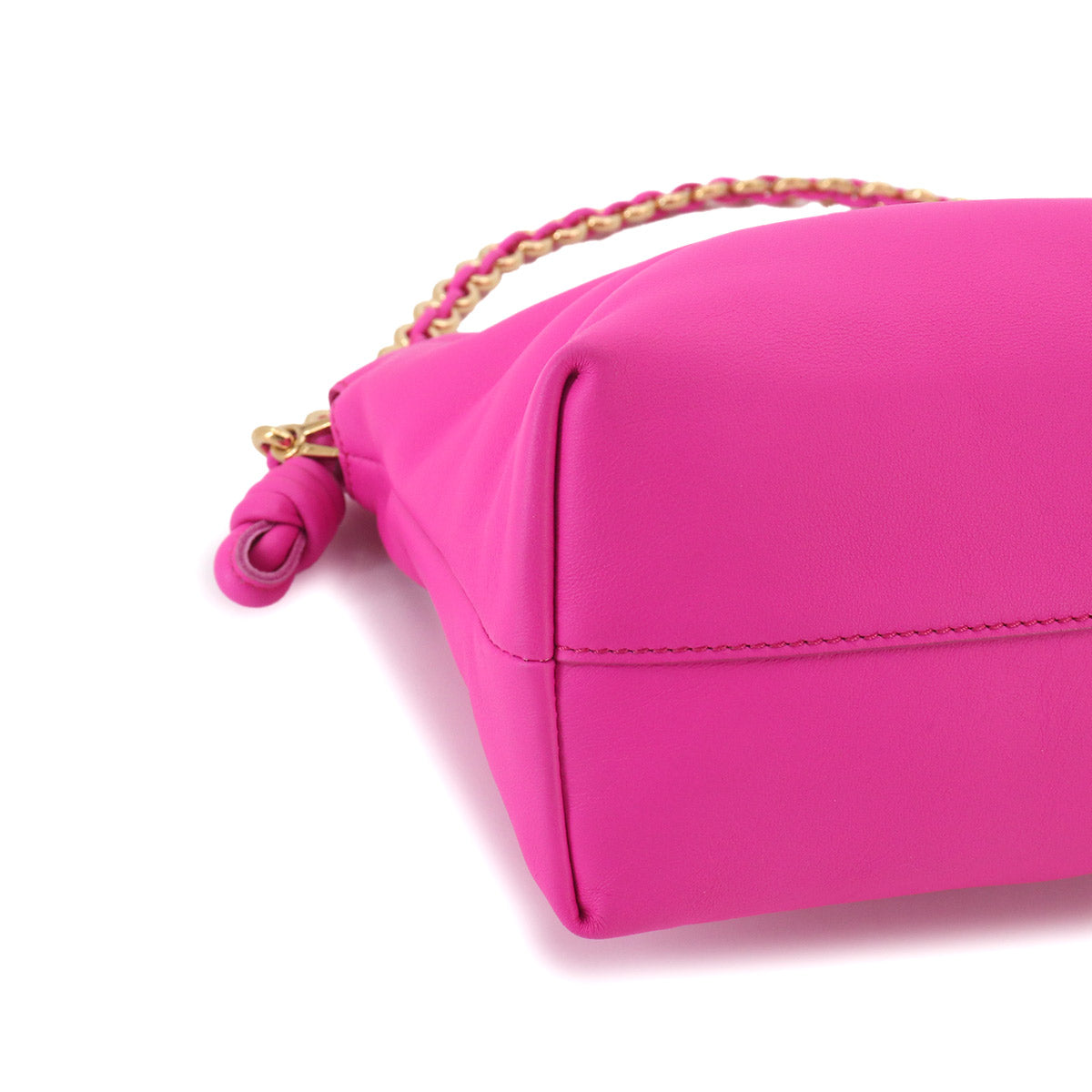 Flamenco Purse Hand Shoulder Bag Leather Pink Purse