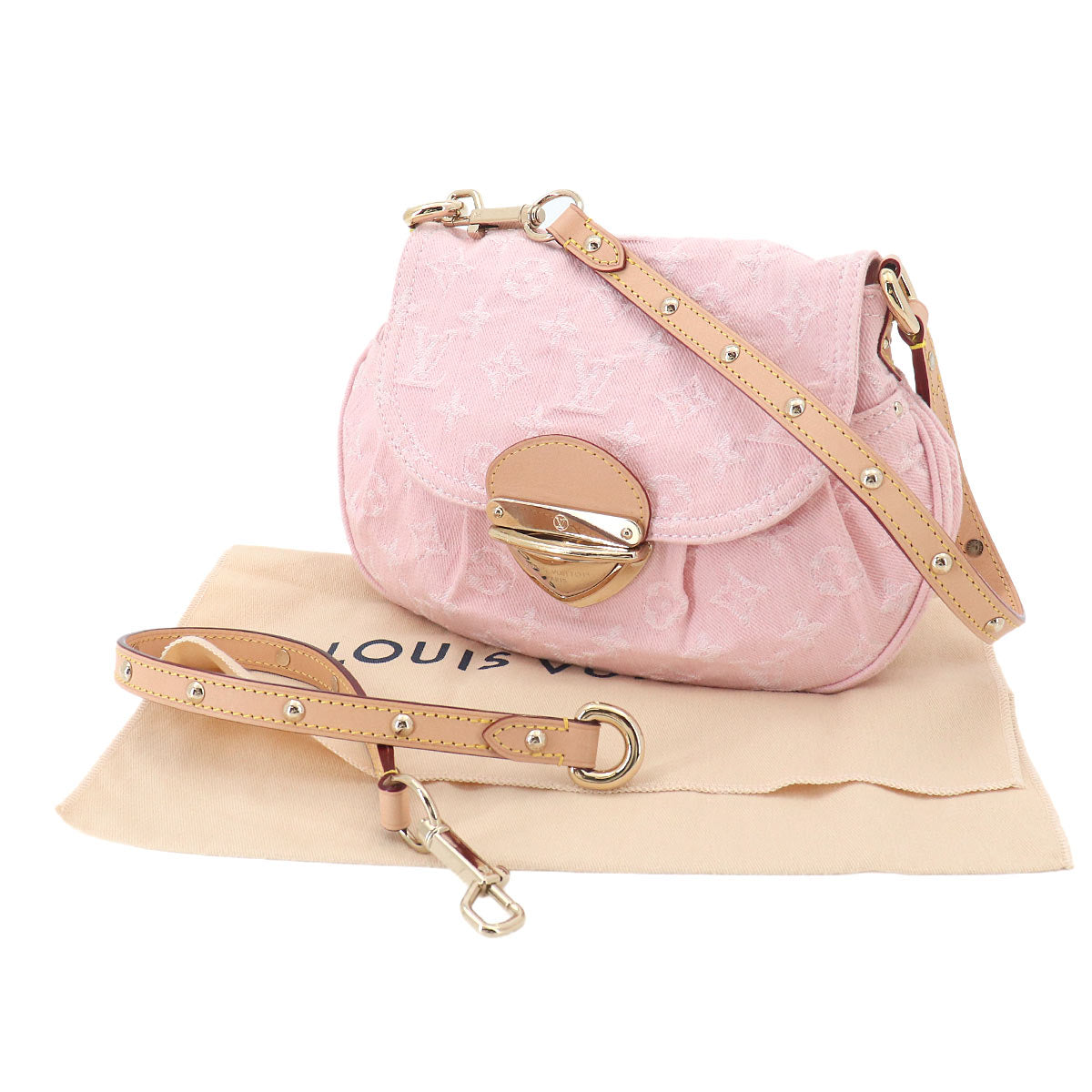 LV Remix Monogram Denim Sunset 2way Shoulder Bag M13347