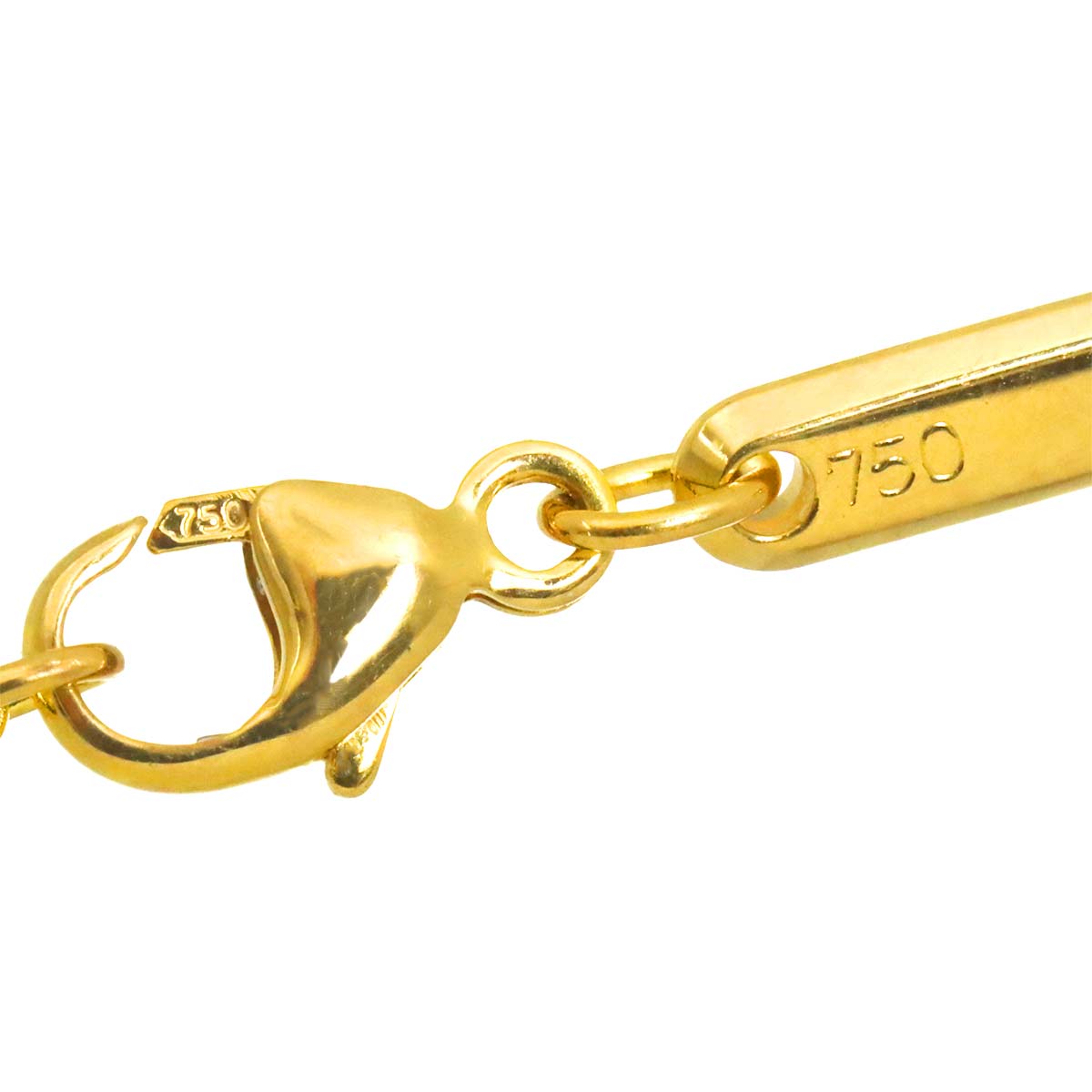 Happy Diamond Heart Necklace 18K Yellow Gold 750