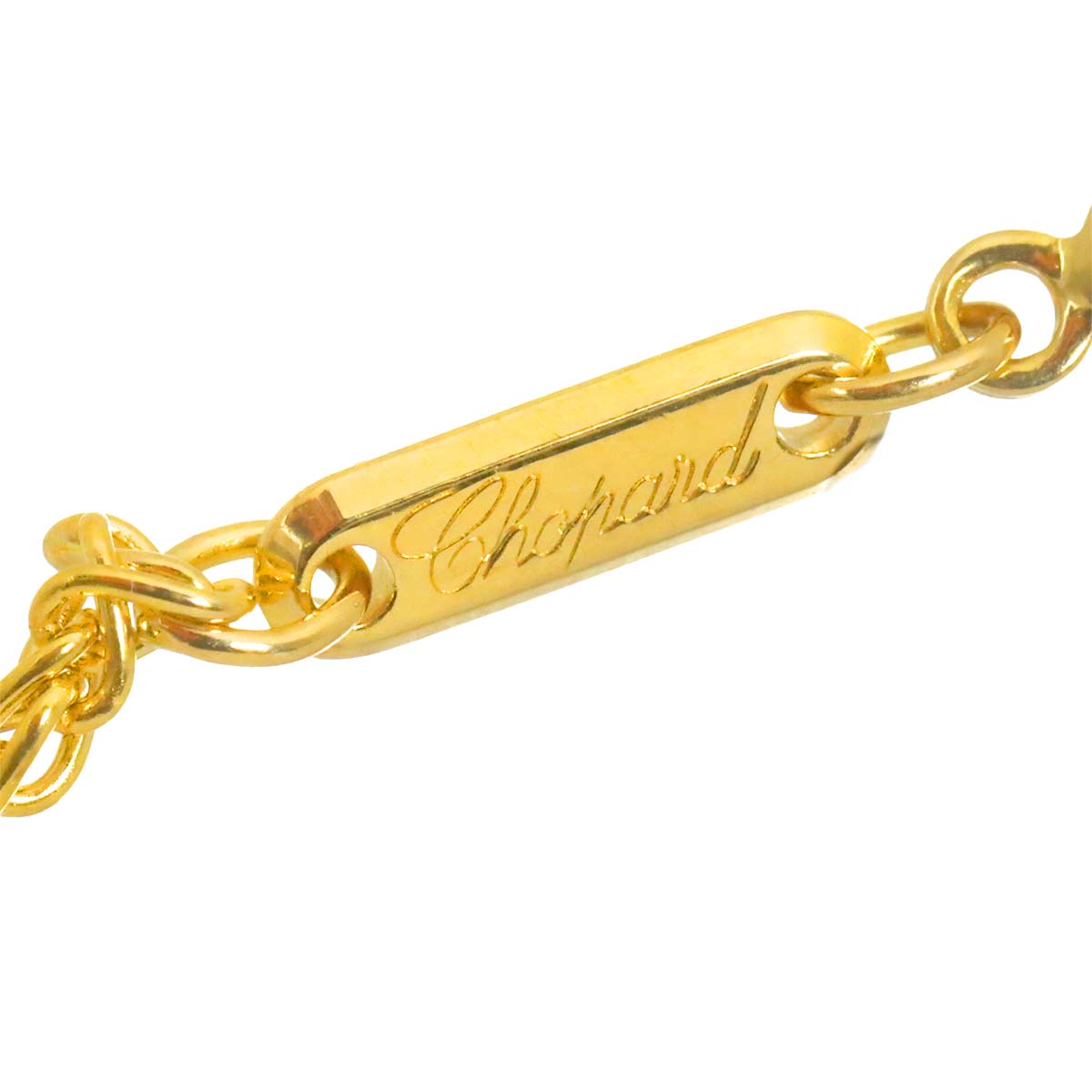 Happy Diamond Heart Necklace 18K Yellow Gold 750