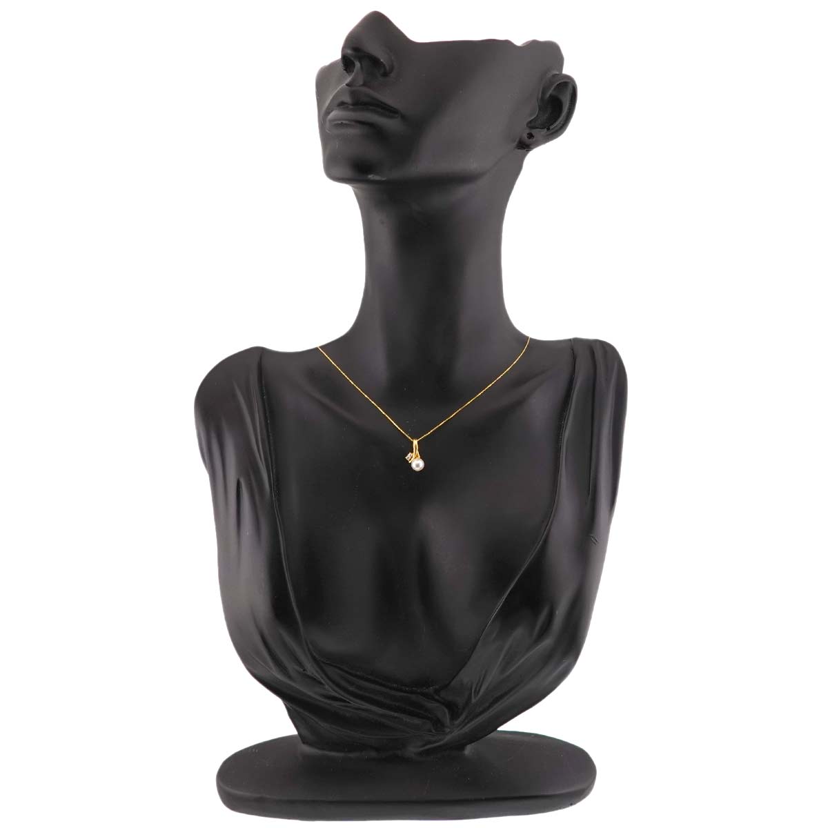 Akoya Pearl Diamond Necklace 18K Yellow Gold 750