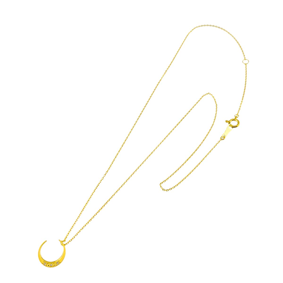 Diamond Necklace 18K Yellow Gold 750