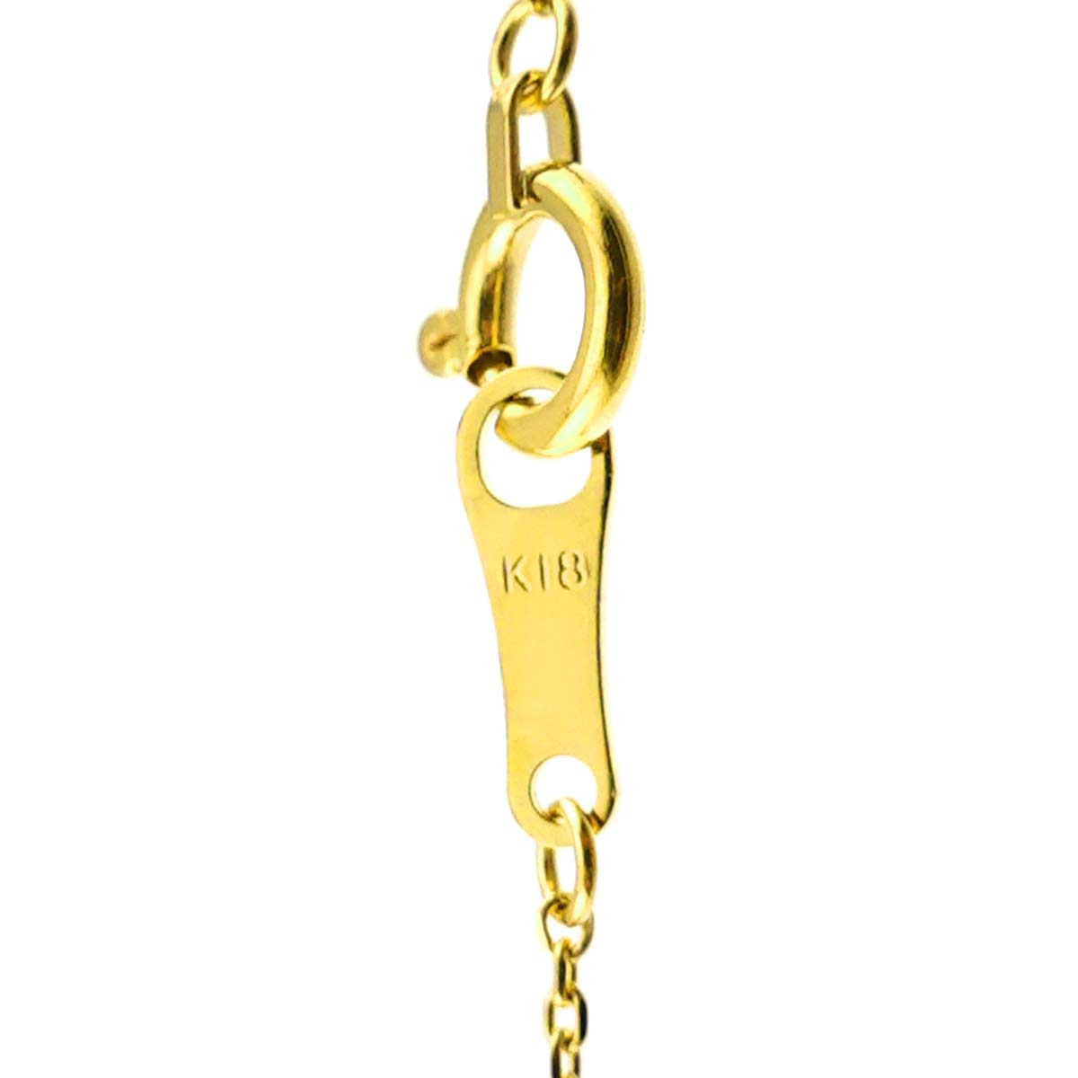 Diamond Necklace 18K Yellow Gold 750
