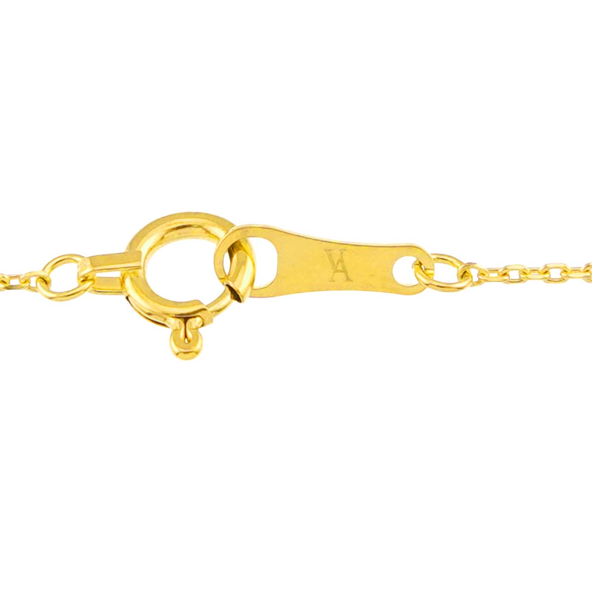 Diamond Necklace 18K Yellow Gold 750