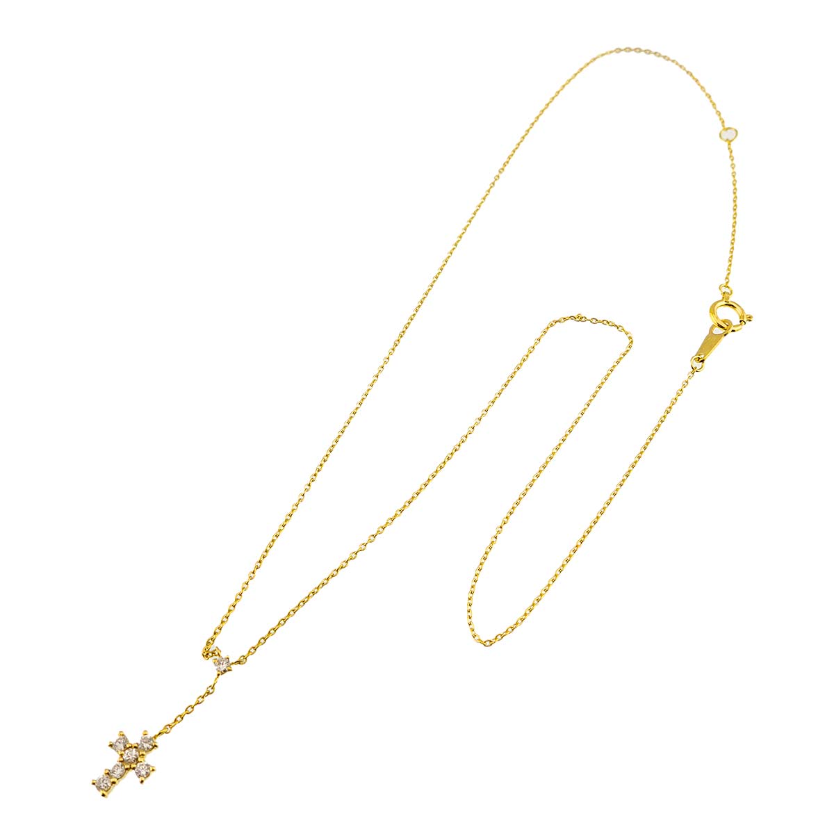 Diamond 0.23ct Necklace 18K Yellow Gold 750