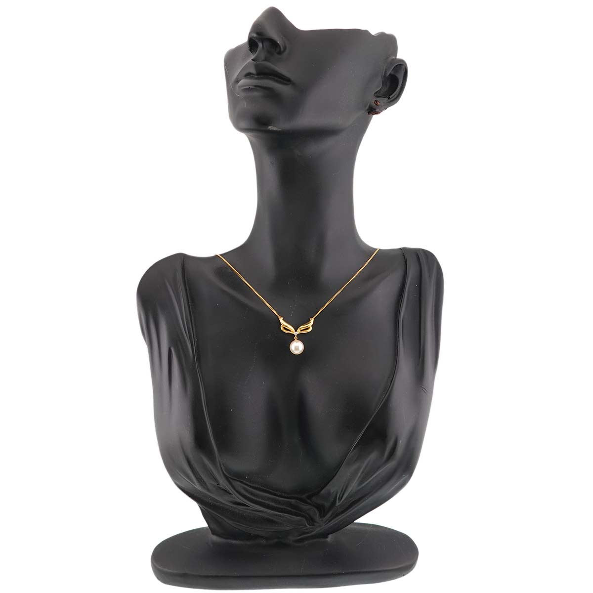 Akoya Pearl 8.0mm Diamond 0.02ct Necklace 18K YG 750
