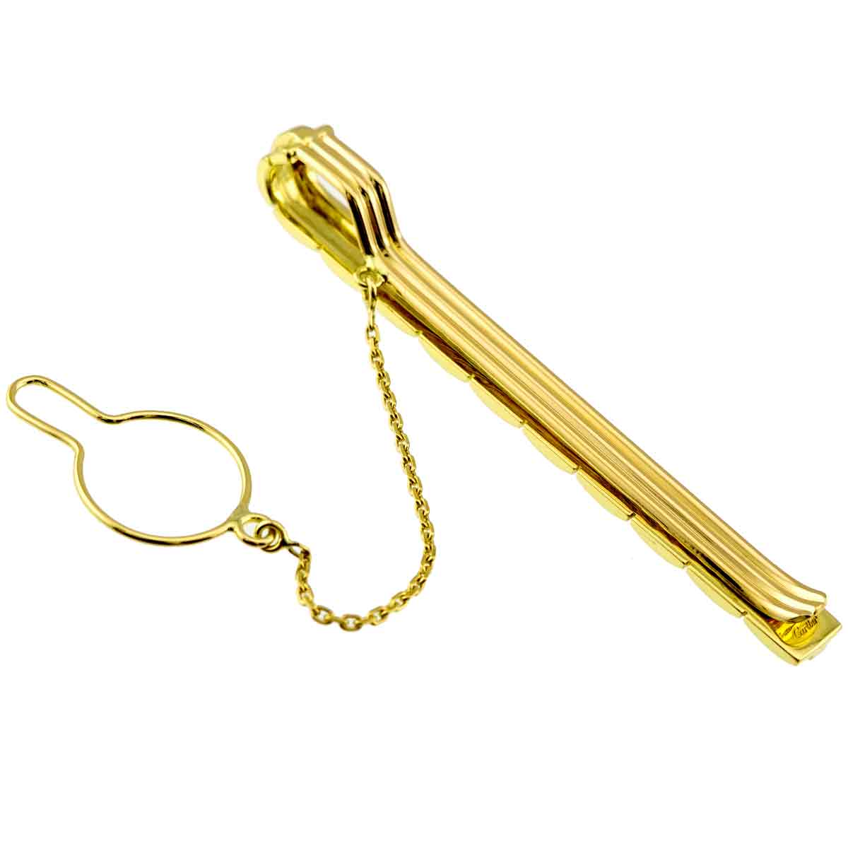 Panthere Tie Bar Tie Pin 18K Yellow Gold 750