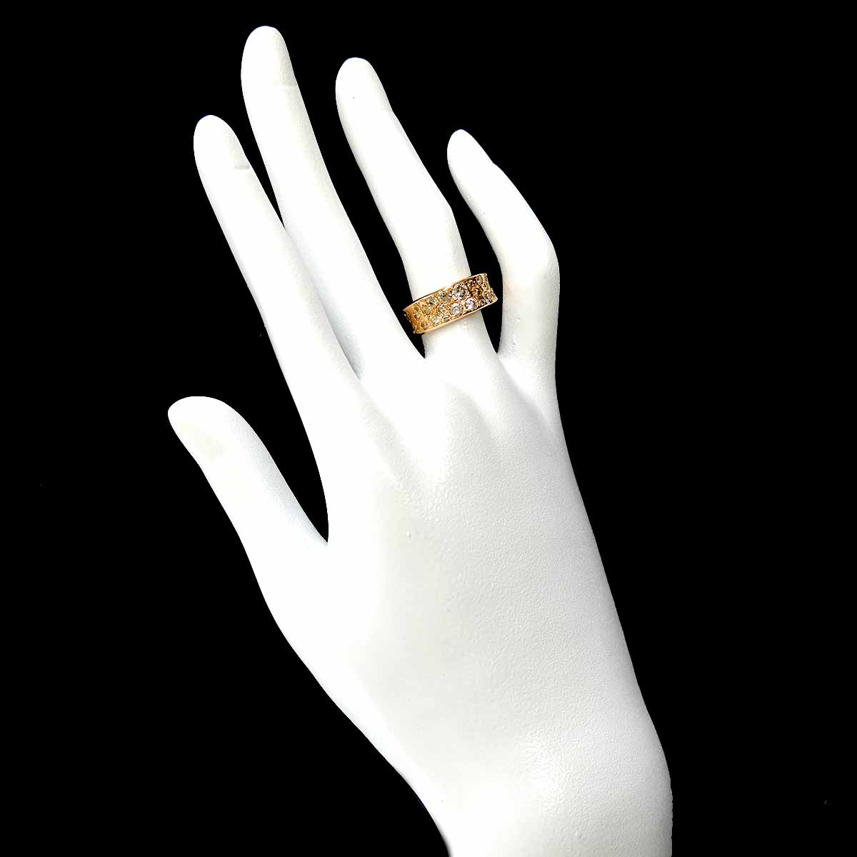 Diamond 1.00ct Ring 18K Pink Gold 750 size4.75-5(US)